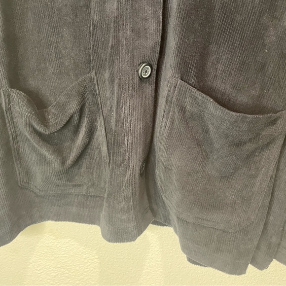 Lands' End Black Core Chore Button-Front Jacket Size XL - Picture 7 of 8